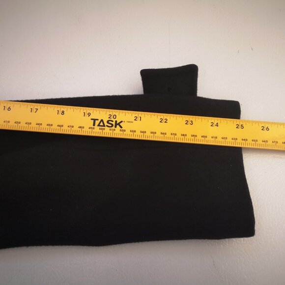 Reitmans Ladies Black Fully Lined 3 Button Closure Pea Coat - Picture 5 of 9